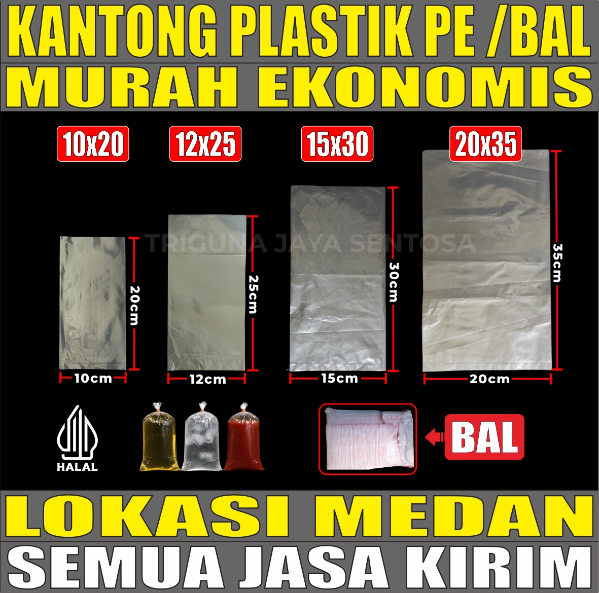 VARIAN Kantong Plastik PE