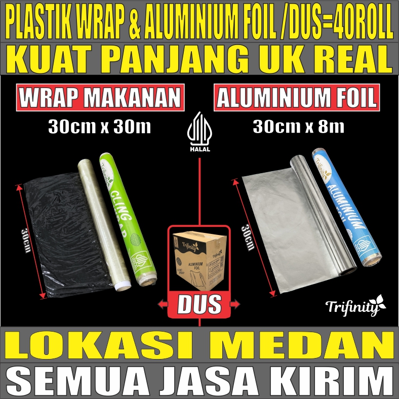 VARIAN Wrapping n Aluminium Foil Makanan