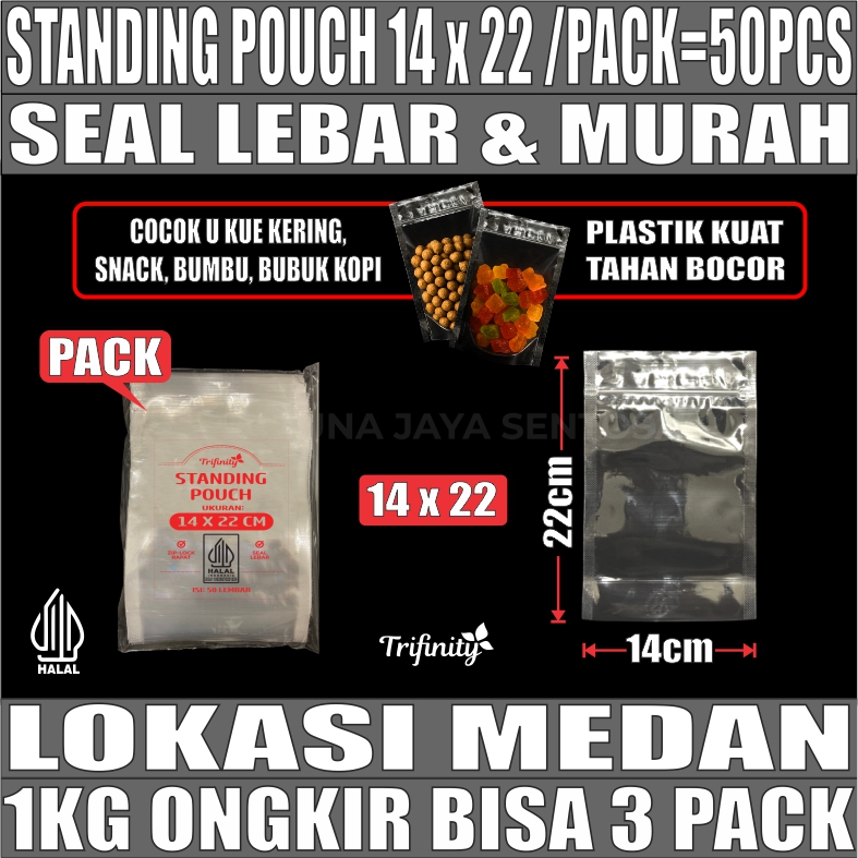 Standing Pouch uk 14x22 PACK