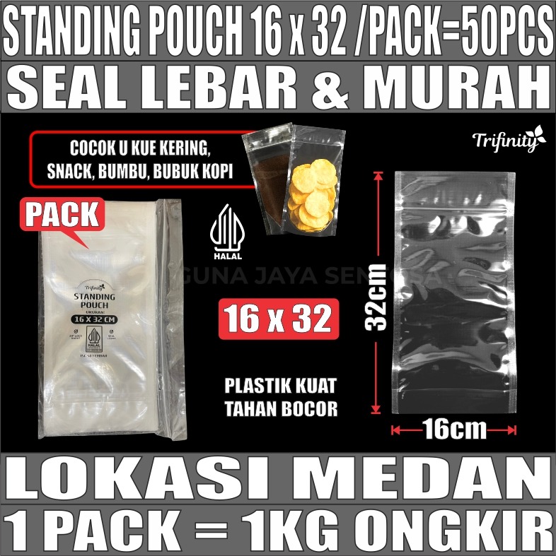 Standing Pouch uk 16x32 PACK