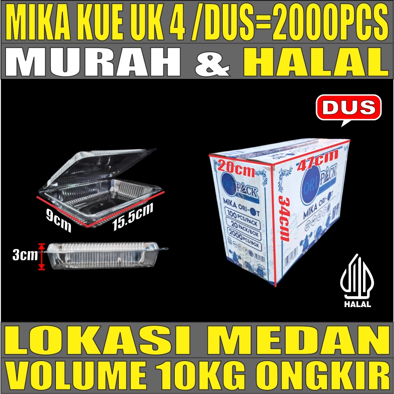 Mika Kue uk 4 Dus 2000pcs