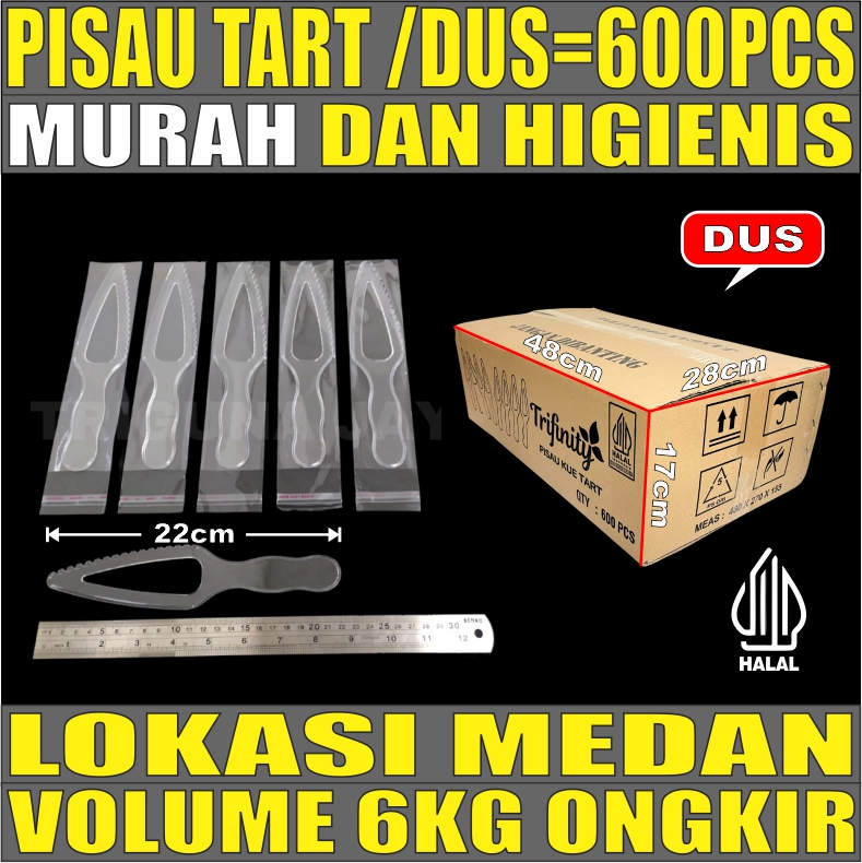 Pisau Kue Tart Besar Dus  600pcs