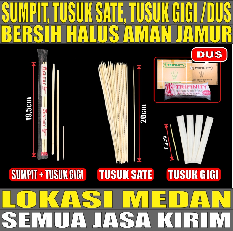 VARIAN Sumpit n Tusuk Gigi n Tusuk Sate
