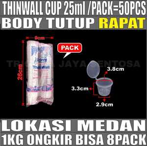 Thinwall Cup 25ml Pack 50pcs Victory